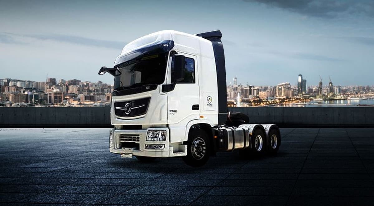 Camião DongFeng KX para transporte seguro de equipamentos electrónicos e tecnologia — NS Express